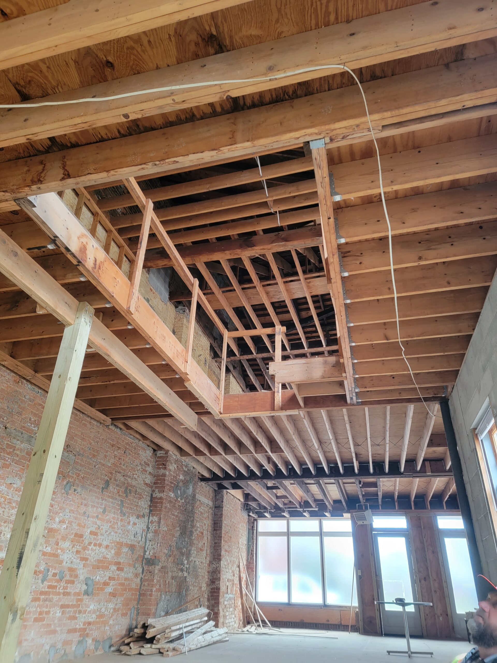 interior construction of 46 S. Market St