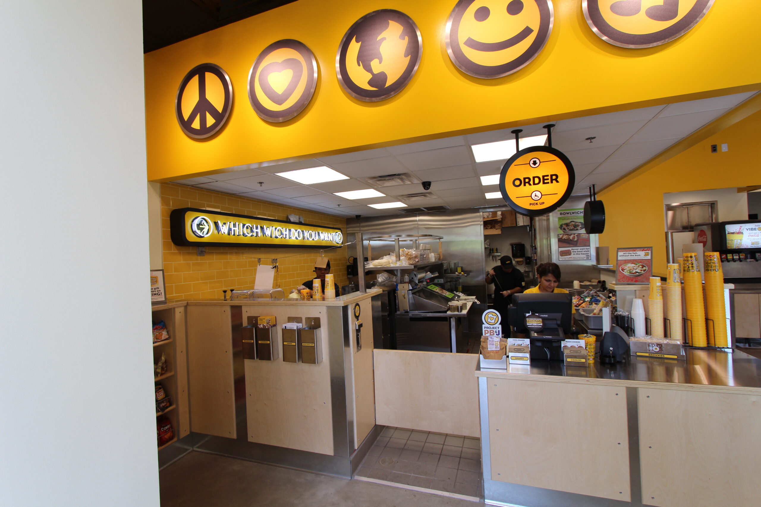finished Which Wich interior